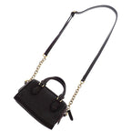 Gucci GG Embossed Mini Boston Bag Aaeem 2-Way Calfskin Black Gold — view 6