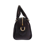 Gucci GG Embossed Mini Boston Bag Aaeem 2-Way Calfskin Black Gold — view 3