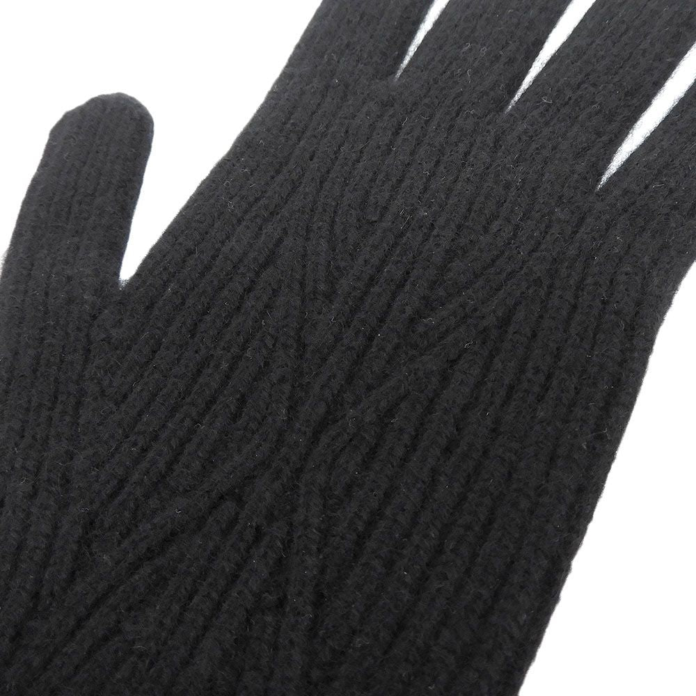 Louis Vuitton Gon LV Ahead Cashmere Gloves Black — view 6