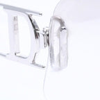 Dior Miss Ella Rimless Sunglasses Shield Gray Silver Eyewear — view 8