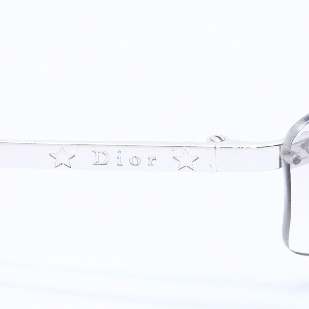 Dior Minipop Rimless Sunglasses Gray Silver Eyewear — view 7