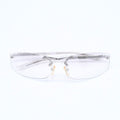 Dior Minipop Rimless Sunglasses Gray Silver Eyewear