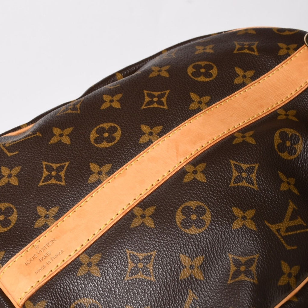 Louis Vuitton Keepall 50 Boston Bag Leather Monogram Gold — view 6