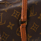Louis Vuitton Papillon 26 Handbag Monogram Brown Leather Gold Vintage 4 — view 5