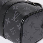 Louis Vuitton Shoulder Bag Keepall XS 2-Way Black Gray — view 8