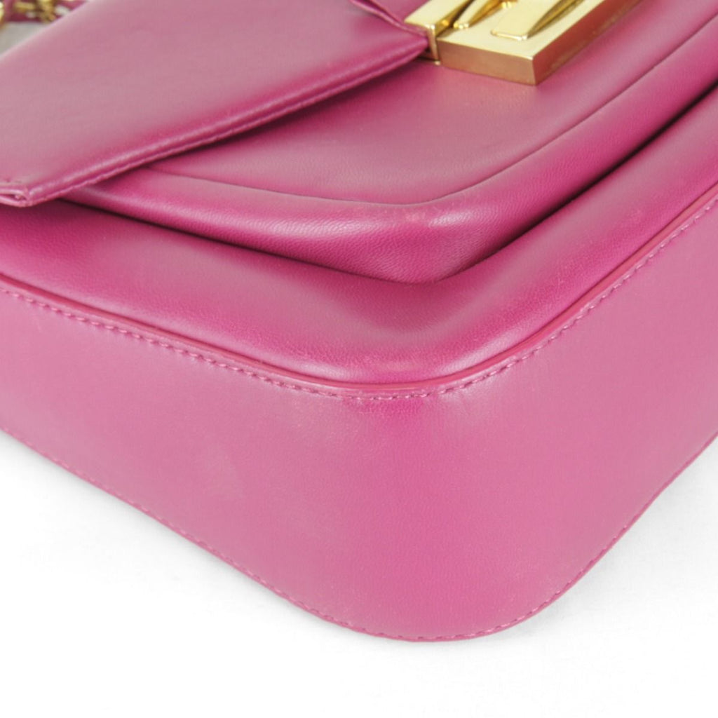 Fendi Leather Chain Shoulder Bag — view 6