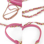 Fendi Leather Chain Shoulder Bag — view 8