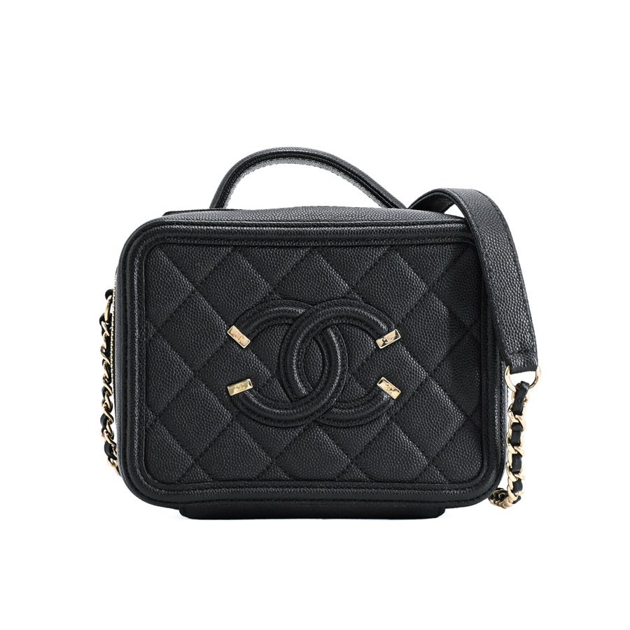 Chanel Shoulder Bag CC Filigree Small Vanity