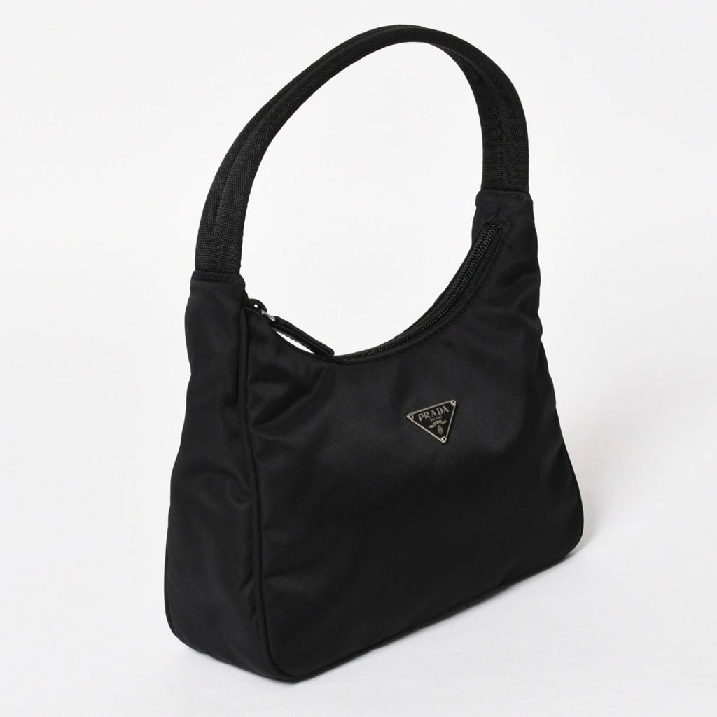 Prada Hobo Handbag Nylon Black — view 3
