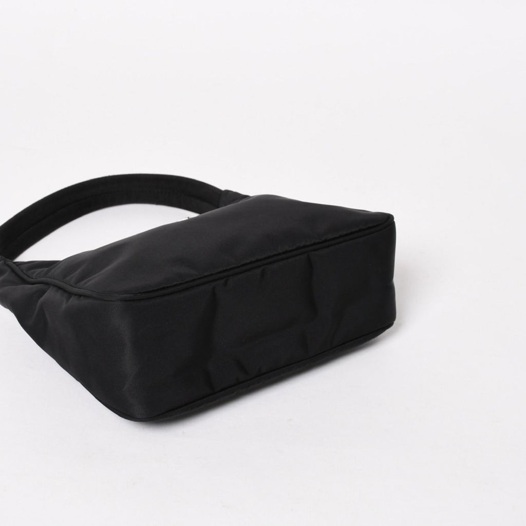 Prada Hobo Handbag Nylon Black — view 7