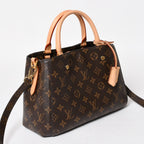 Louis Vuitton Montaigne BB Monogram Handbag Brown — view 3