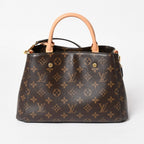 Louis Vuitton Montaigne BB Monogram Handbag Brown — view 2