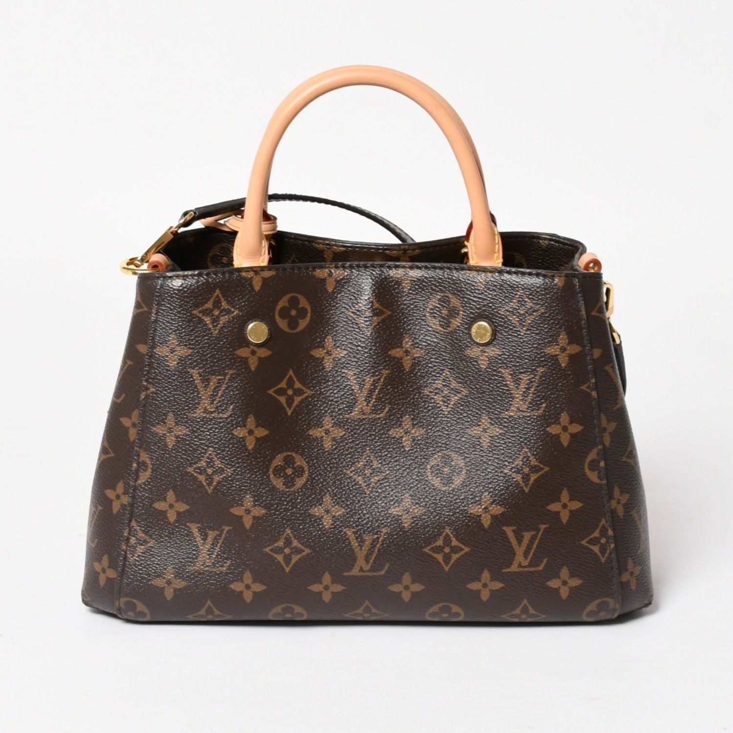 Louis Vuitton Montaigne BB Monogram Handbag Brown — view 2