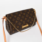 Louis Vuitton Favorite MM 2-Way Shoulder Bag Monogram Brown — view 3
