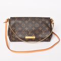 Louis Vuitton Favorite MM 2-Way Shoulder Bag Monogram Brown