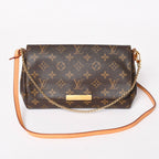 Louis Vuitton Favorite MM 2-Way Shoulder Bag Monogram Brown