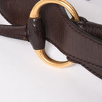 Gucci Bag Horsebit GG Canvas Brown Gold — view 5