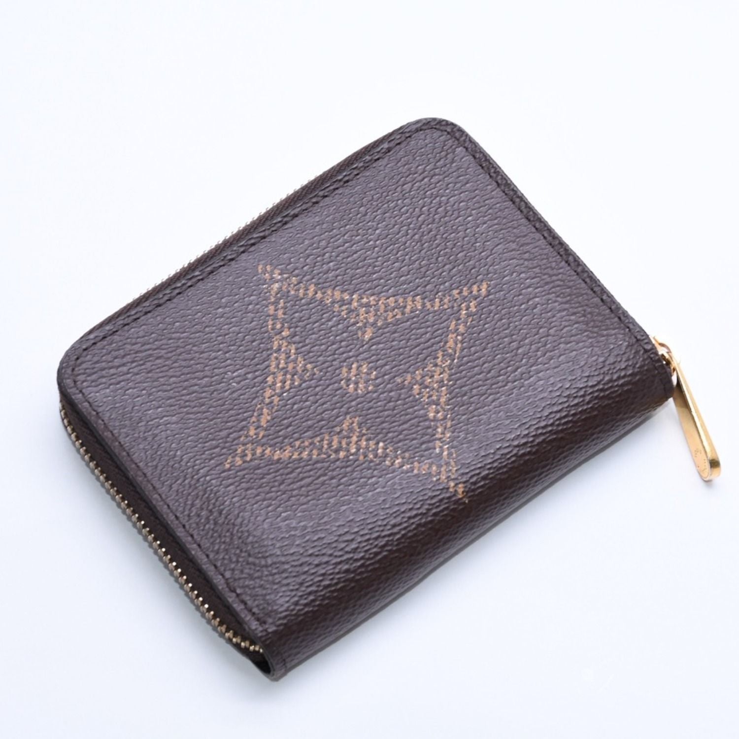 Louis Vuitton Zippy Coin Purse Monogram Giant Brown — view 4