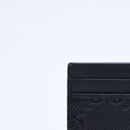Gucci Card Case Business GG Embossed Leather Black — view 7