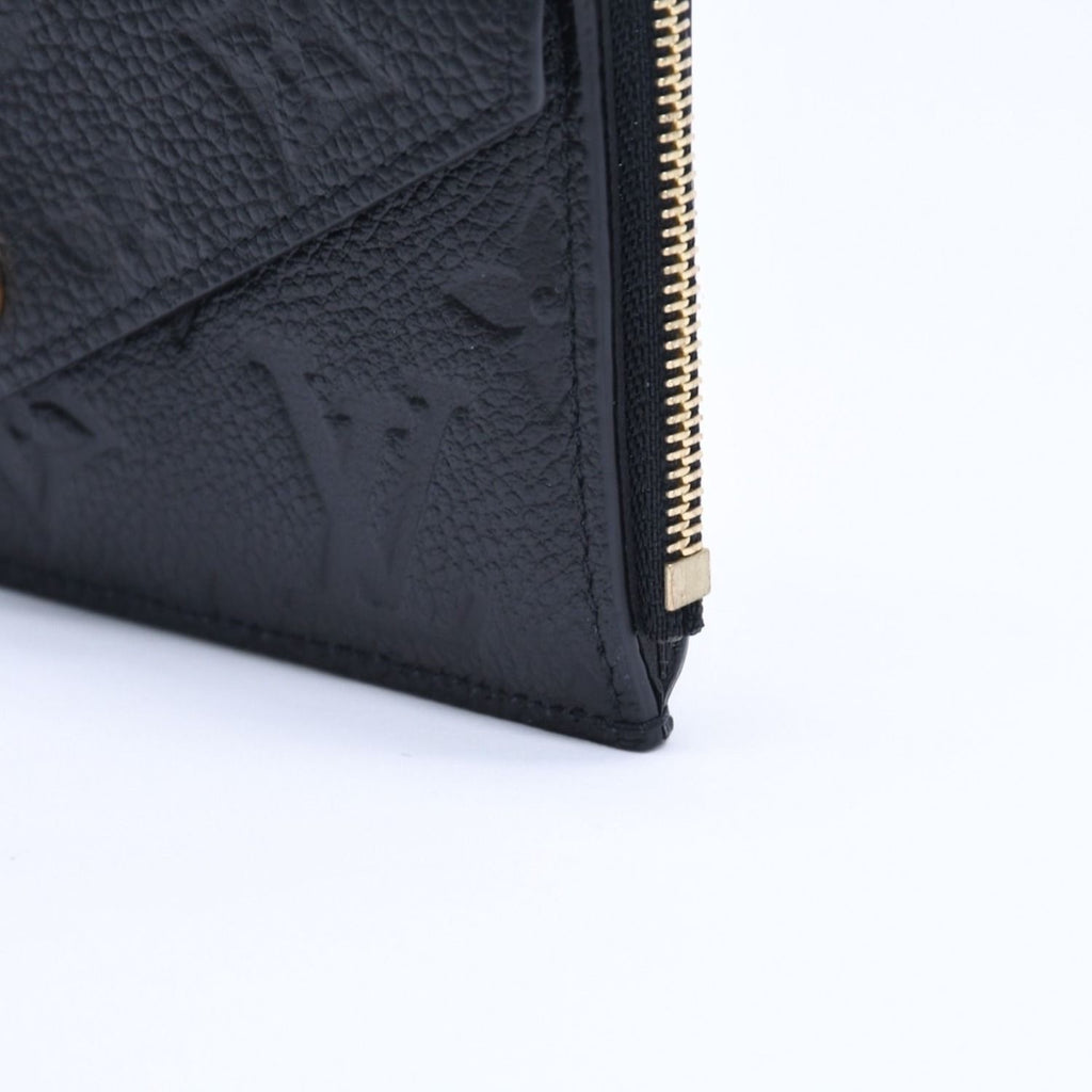 Louis Vuitton Wallet Coin Purse Card Case Porte Cartes Recto Verso Black Gold — view 6