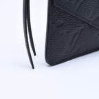 Louis Vuitton Wallet Coin Purse Card Case Porte Cartes Recto Verso Black Gold — view 8