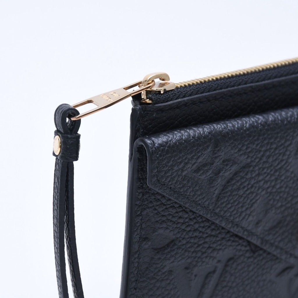 Louis Vuitton Wallet Coin Purse Card Case Porte Cartes Recto Verso Black Gold — view 7