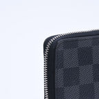 Louis Vuitton Zippy Coin Purse Damier Graphite Black Gray — view 8