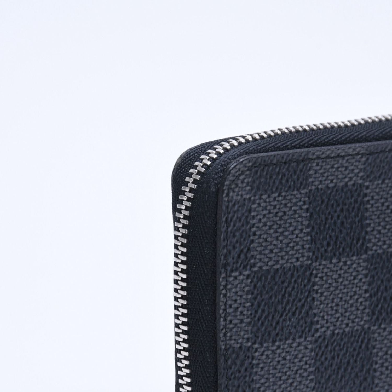 Louis Vuitton Zippy Coin Purse Damier Graphite Black Gray — view 8