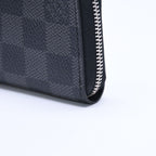 Louis Vuitton Zippy Coin Purse Damier Graphite Black Gray — view 7