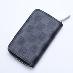Louis Vuitton Zippy Coin Purse Damier Graphite Black Gray — view 5