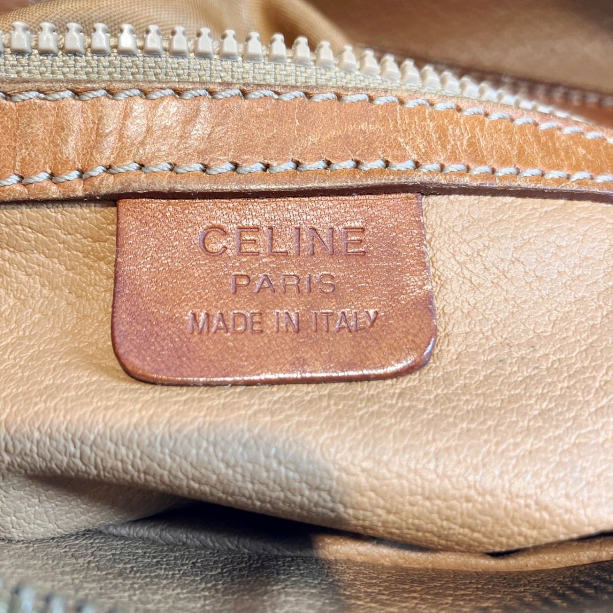 Celine Macadam Tote Leather Canvas — view 4