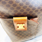 Celine Macadam Tote Leather Canvas — view 8