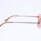 Chanel Sunglasses Eyewear Orange Lens CC Logo Silver — view 5
