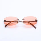 Chanel Sunglasses Eyewear Orange Lens CC Logo Silver — view 2