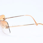 Chanel Rimless Sunglasses Eyewear CC Logo Rhinestone — view 5