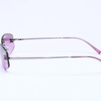 Chanel Rimless Sunglasses Eyewear CC Logo Purple — view 6
