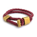 Saint Laurent Bracelet Burgundy