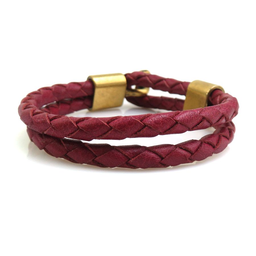 Saint Laurent Bracelet Burgundy — view 3