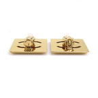 Chanel Earrings Gold — view 5