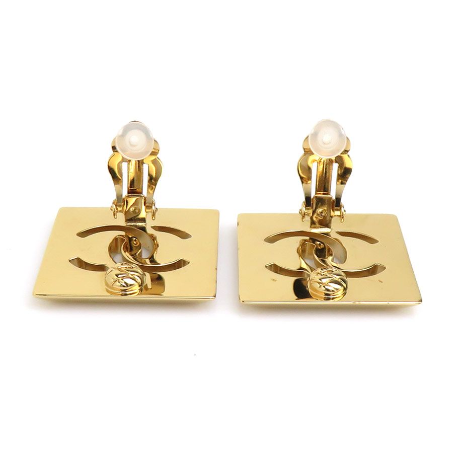 Chanel Earrings Gold — view 8