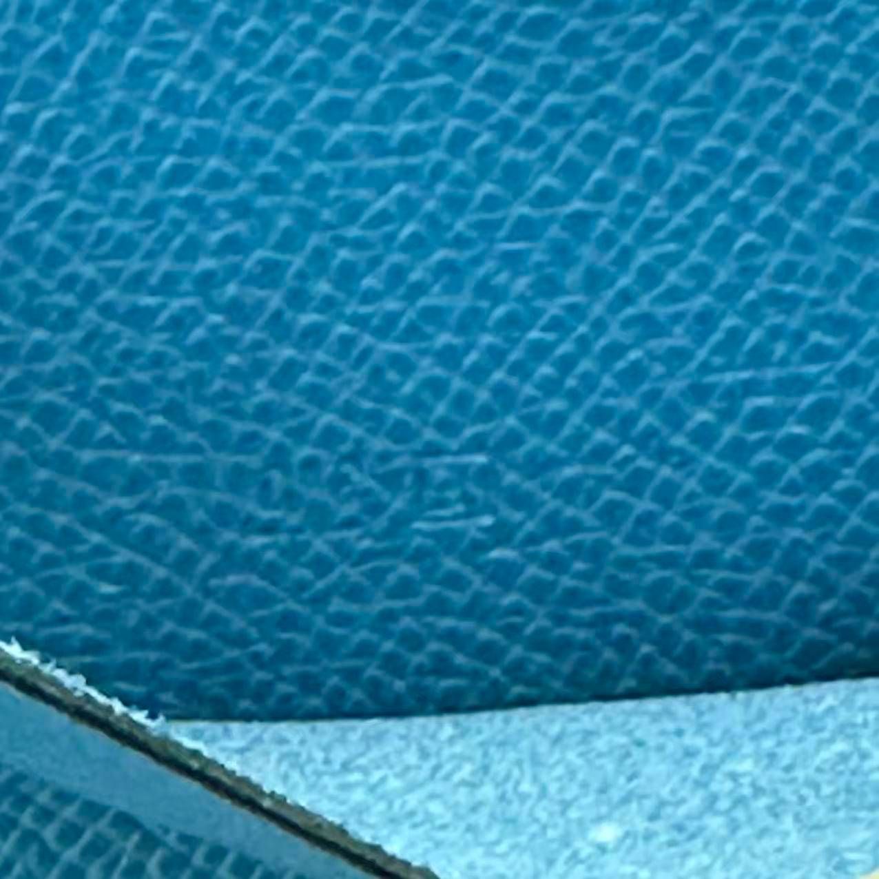 Hermes Notebook Cover Leather Blue Agenda — view 7