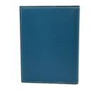 Hermes Notebook Cover Leather Blue Agenda — view 2