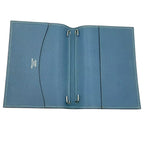 Hermes Notebook Cover Leather Blue Agenda — view 3
