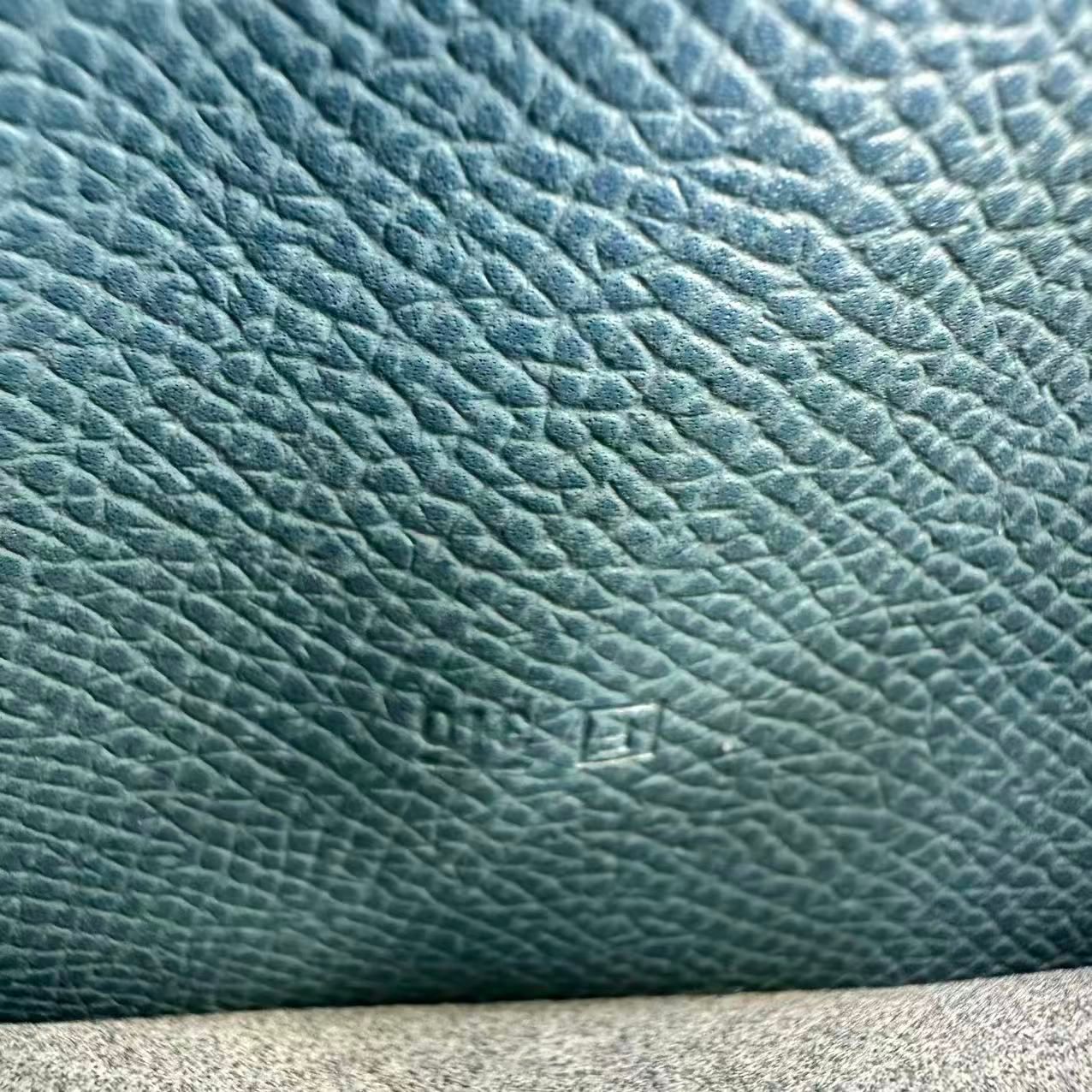 Hermes Notebook Cover Leather Blue Agenda — view 8