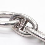 Hermes Chaine D'ancre Bracelet Bangle Calf 925 Sterling Silver — view 4