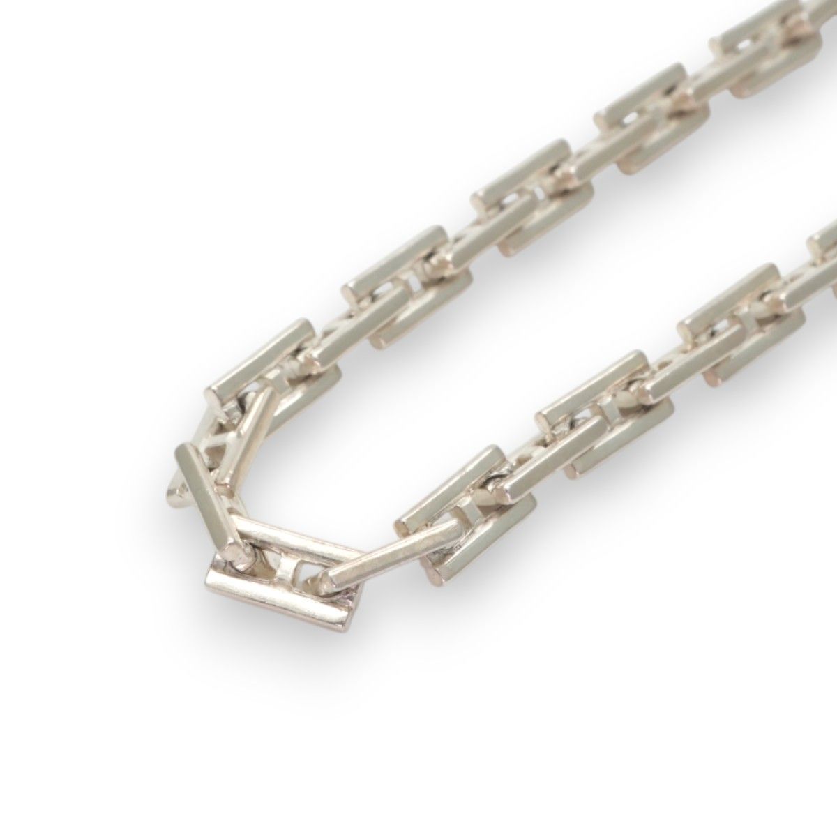 Hermes Bracelet Bangle Calf 925 Sterling Silver — view 2