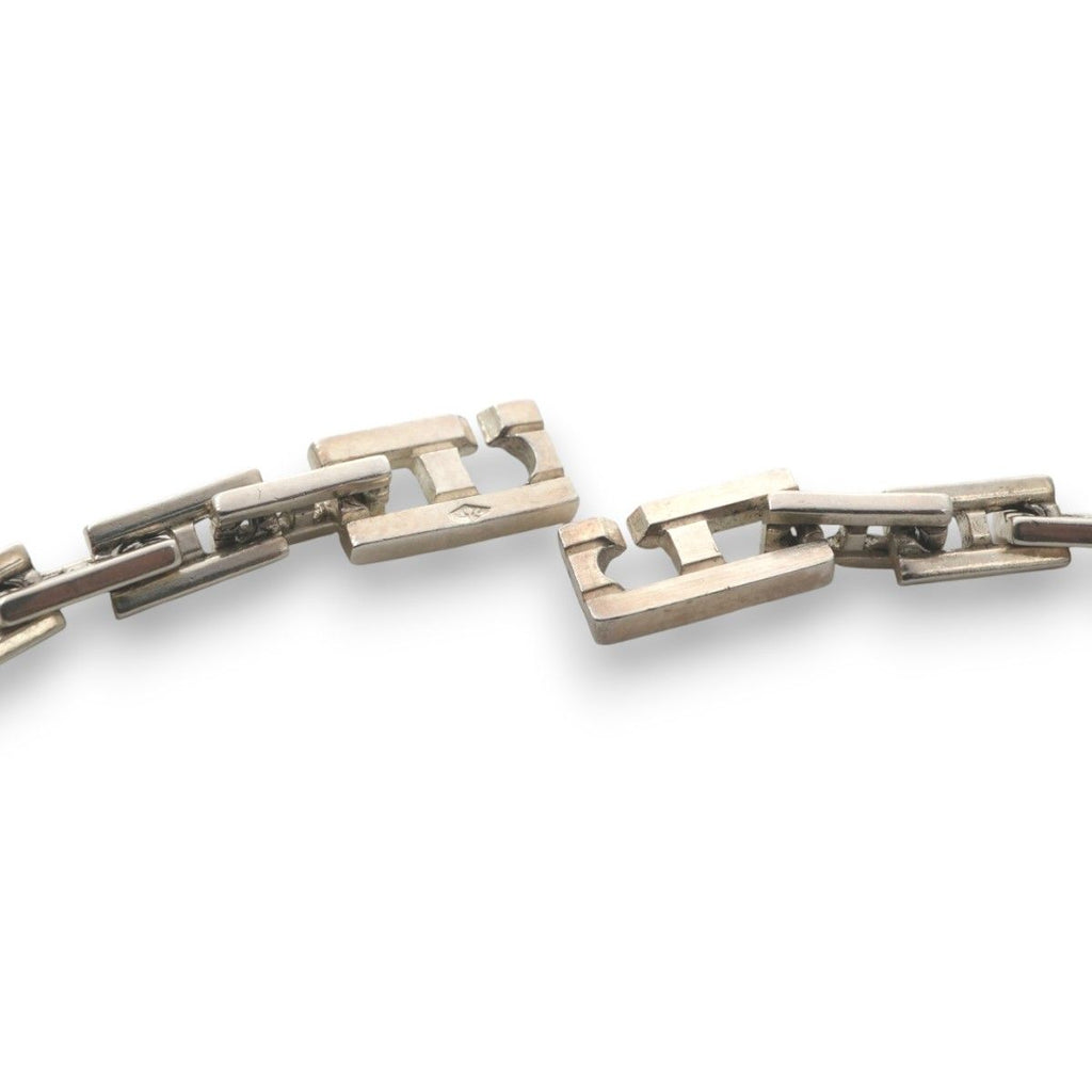 Hermes Bracelet Bangle Calf 925 Sterling Silver — view 3