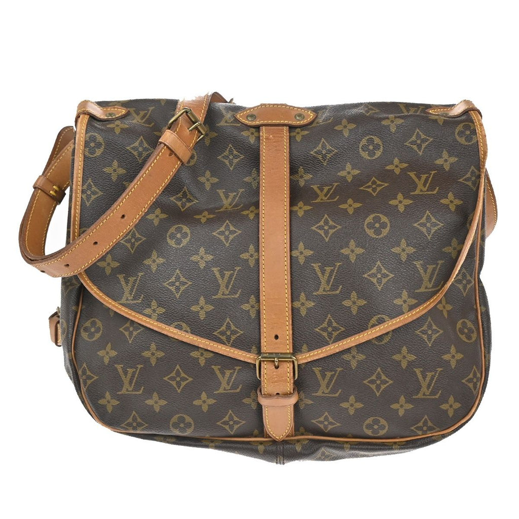 Louis Vuitton Saumur 35 Shoulder Bag Monogram Leather