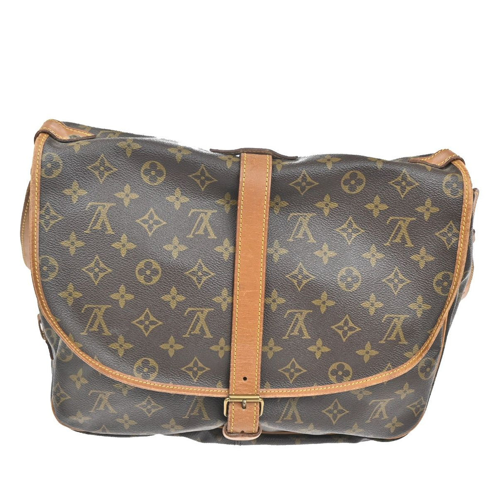 Louis Vuitton Saumur 35 Shoulder Bag Monogram Leather — view 3