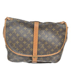 Louis Vuitton Saumur 35 Shoulder Bag Monogram Leather — view 3